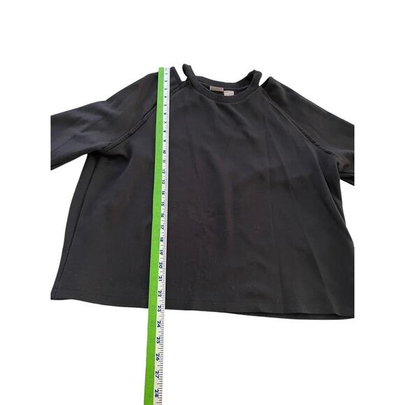 Chicos Zenergy Casual Pullover Sweater Peek A Boo Shoulder Cut Out US Size 12/14 - Picture 3 of 6